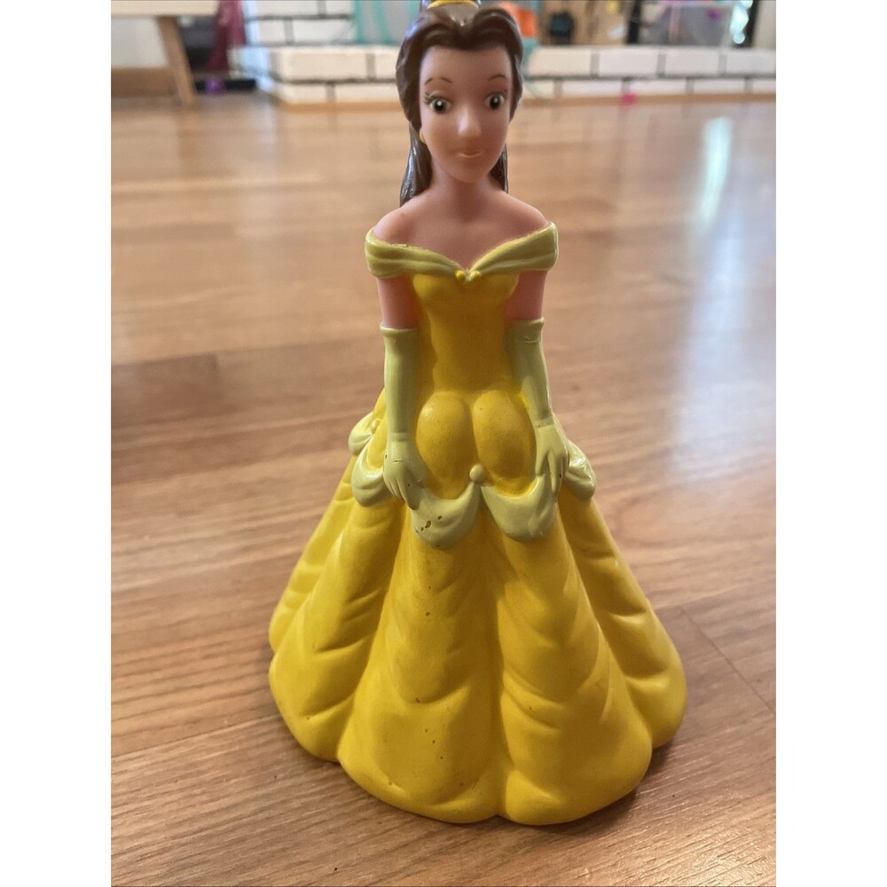 Vintage 1992 Pizza Hut Disney Beauty & The Beast 7"×5" Rubber Belle Doll Toy - Picture 4 of 10